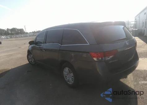2014 Honda Odyssey Lx z USA, uszkodzony, nr VIN 5FNRL5H2XEB106627